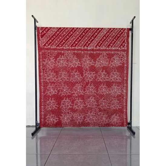 kain batik tulis asli lasem merah