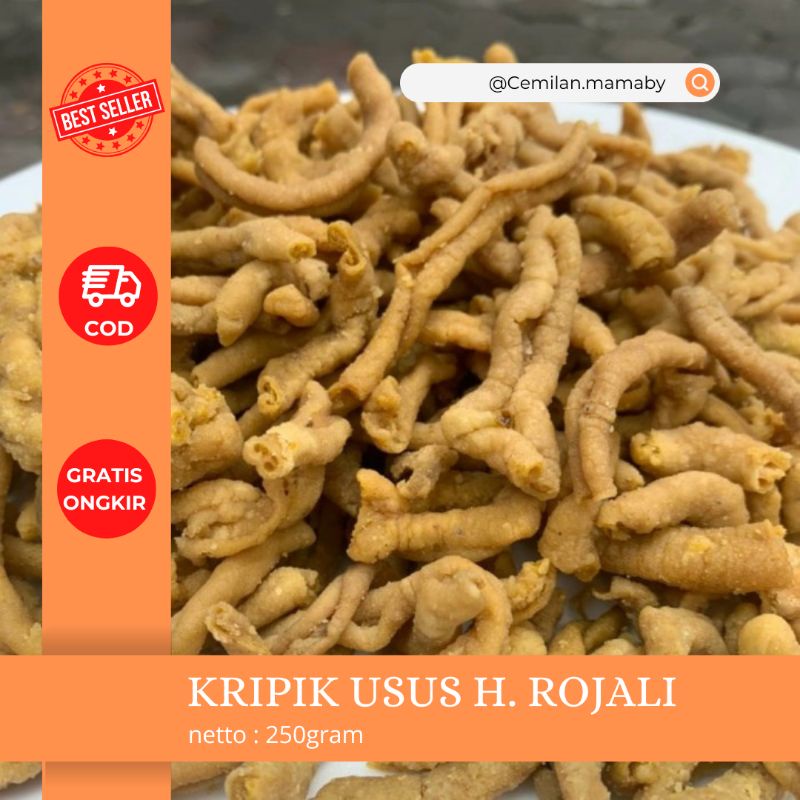 

‼️Ready Stok‼️Kripik Usus Original H. Rojali isi 250gr