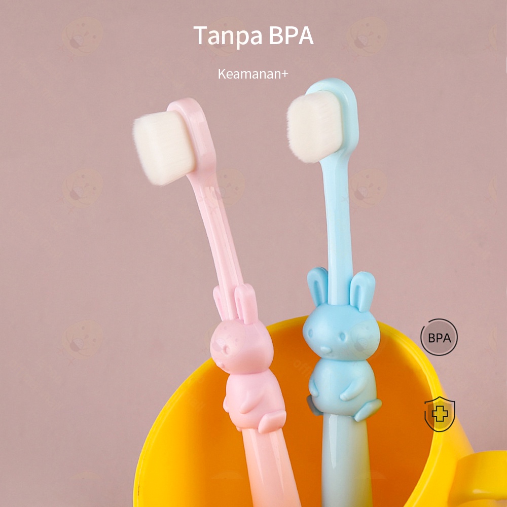 Sikat gigi bayi anak lembut Baby oral cleaner toothbrush untuk 2-10 tahun