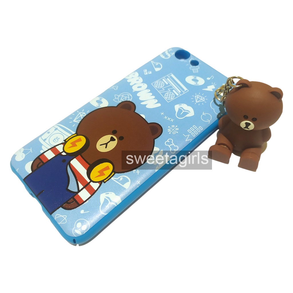 Casing Hp Oppo F3 - Case Plus Pendant Boneka - Bisa Bayar ditempat / COD - sweetacase.id - Hardcase / Casing HP / Casing lucu / Casing aestetic / casing karakter / Casing bisa stand / casing premium / kesing / kartun / Casing cewek