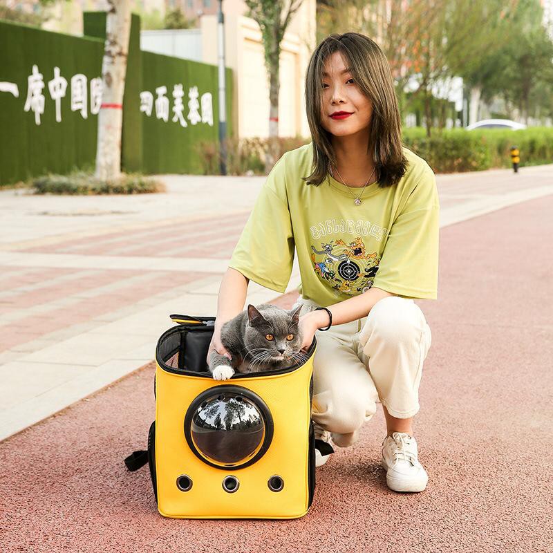 PH.Medan Tas Ransel Pet Carrier Kucing Anjing Kecil/ Tas Travel Peliharaan