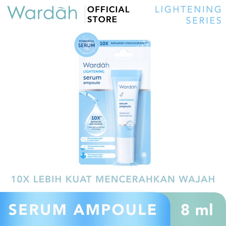 Wardah Lightening Serum Ampoule - Serum dengan 10X Advanced Niacinamide