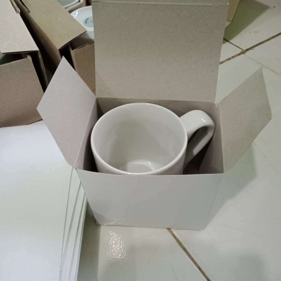 Dus Mug Polos Satuan PCS/ Box Mug