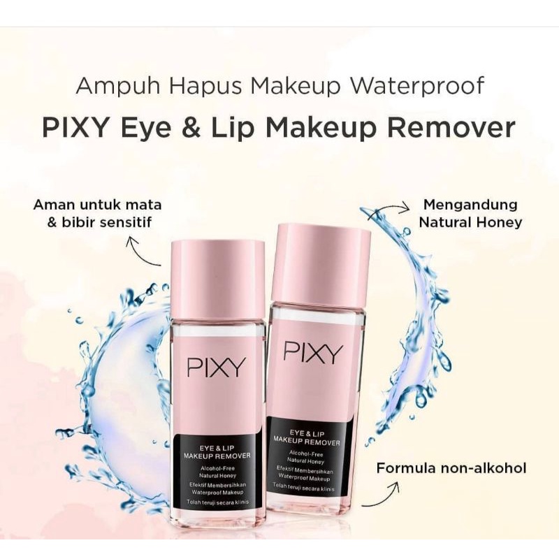 Pixy eye &amp; lip make up remover alkohol free