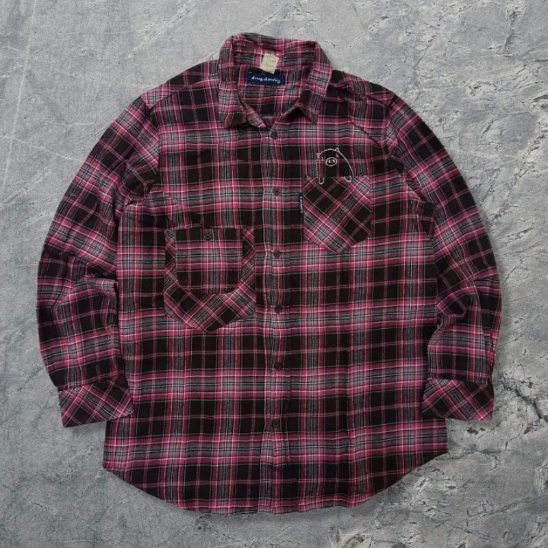 KEMEJA PLAID FLANNEL VETERANO