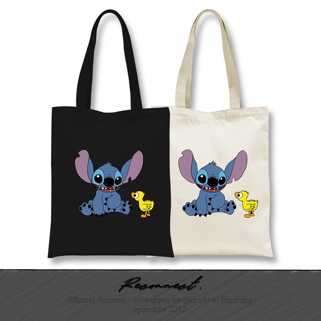 Reconnect Totebag Stich &amp; Duck - GRATIS TAMBAH NAMA