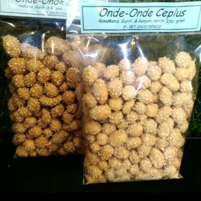 

Onde-onde ceplus / Onde-onde wijen mini / snack Jajanan Jadul Kuno