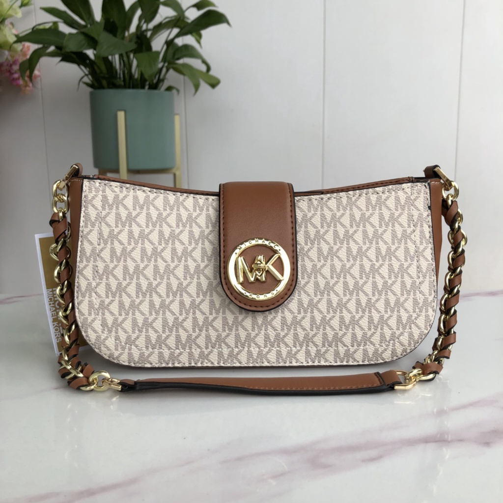 [Instant/Same Day]M-K   Michael Kors  9937  women's bag CARMEN series underarm bag leather handbag shoulder bag messenger bag