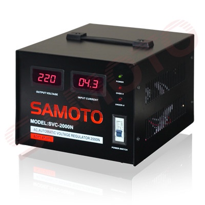 Stavol SAMOTO 2000N / 2000VA Stabilizer Listrik Servo Motor AVR SVC GARANSI 1 TAHUN