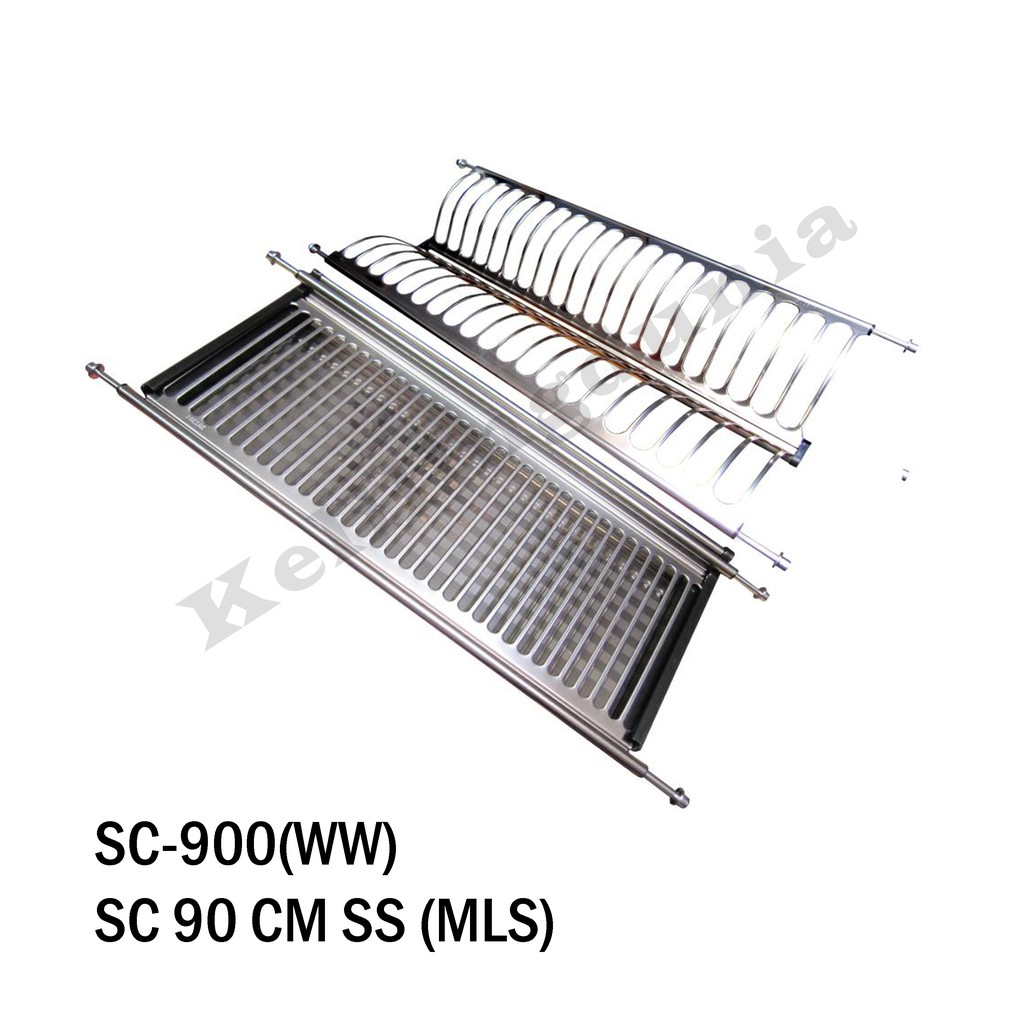 RAK TACO PIRING GELAS HW-010 SS 60CM / 70CM / 80CM / 90CM / 100CM