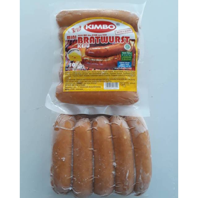 

Kimbo sosis sapi bakar mini keju 10s 500 gram sosis jumbo