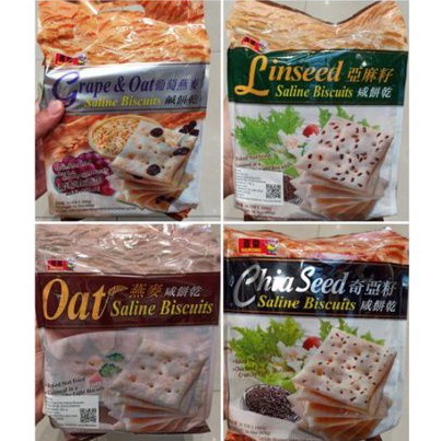 

Bairong Saline Biscuits All Variant 400g / Biskuit Kraker Sereal 400g