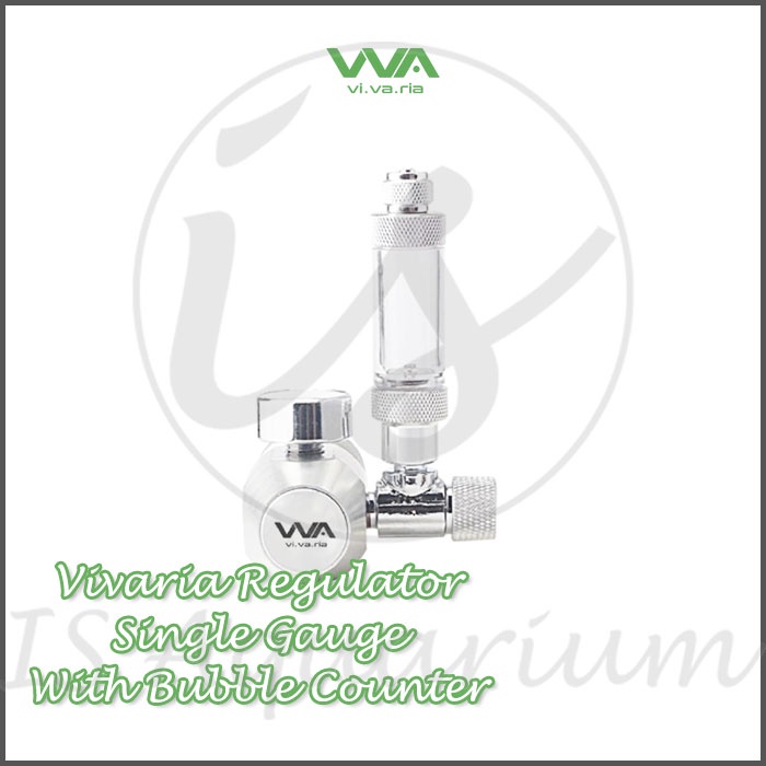 Vivaria CO2 Regulator Single Gauge - Regulator CO2 - Aquascape Tools