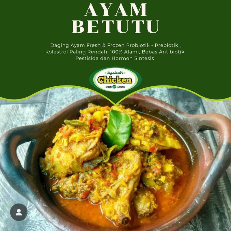 

AYAM BETUTU ORGANIK/PROBIOTIK/NO MSG/HALAL