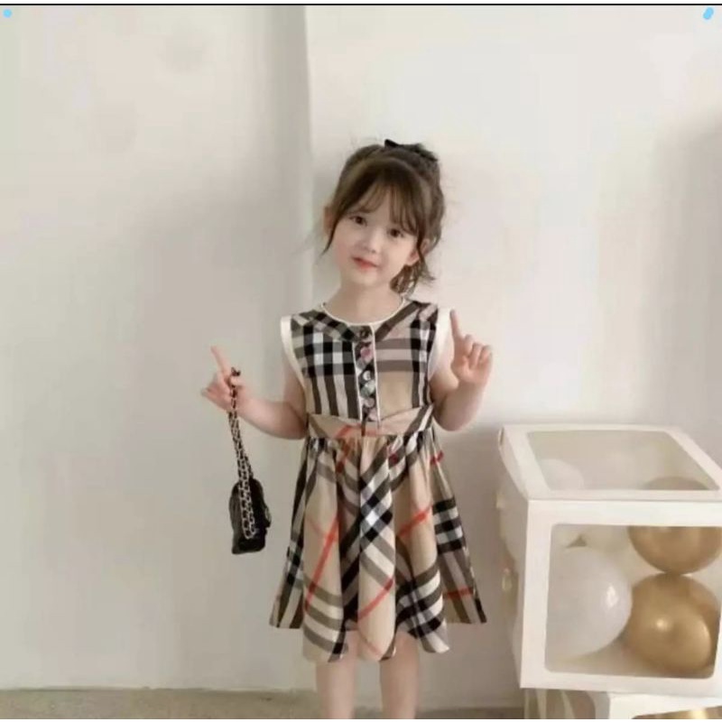 SET DRES BULBERY ANAK 1-5 THN