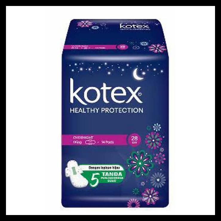 Kotex Soft & Smooth Overnight Trimax 28 Cm