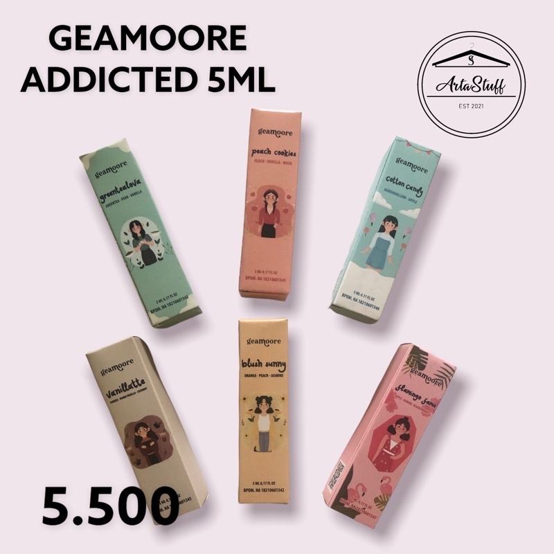 ❤️ RG ❤️ PERFUME PARFUM GEAMOORE ADDICTED SERIES 5ml