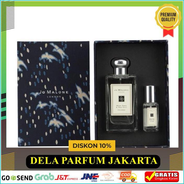 JO MALONE WOOD SAGE & SEA SALT COLOGNE - PARFUM ORIGINAL GIFT SET HIGHT CLASS