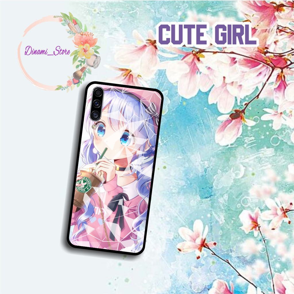 Softcase Diamond CUTE GIRL Oppo A3s A1k A5 A9 2020 A7 F9 A5s A31 A52 a53 A92 A37 A57 A59 A71 DST1697