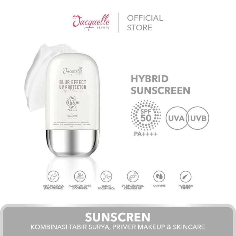 JACQUELLE - blur effect UV protector hybrid sunscreen