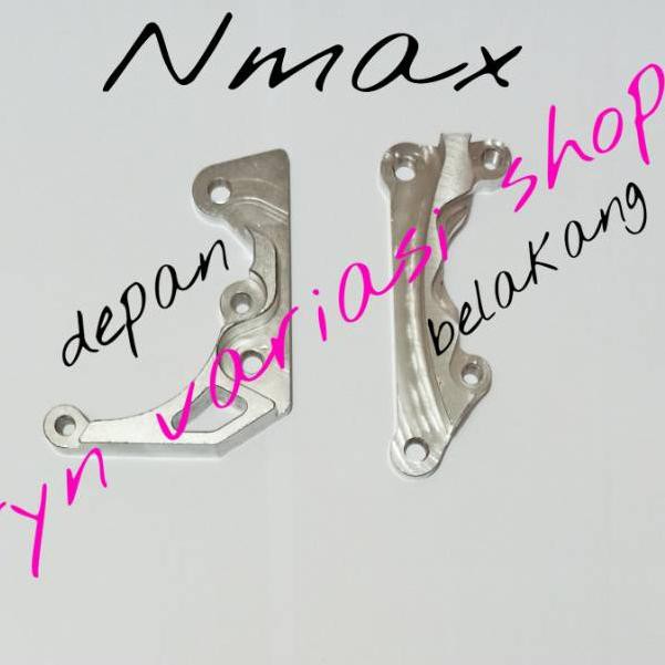 zmn-71♡ breket kaliper 2p 2 piston aerox nmax 150/155 depan belakang breket nissin brembo nmax 2p 2p