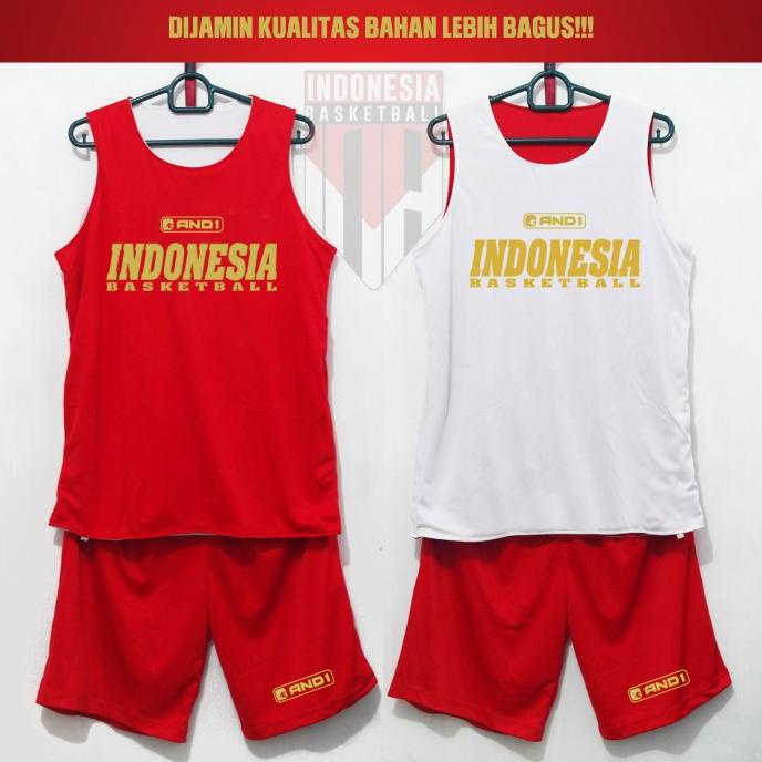 Training Jersey basket / jersey latihan Indonesia Basketball