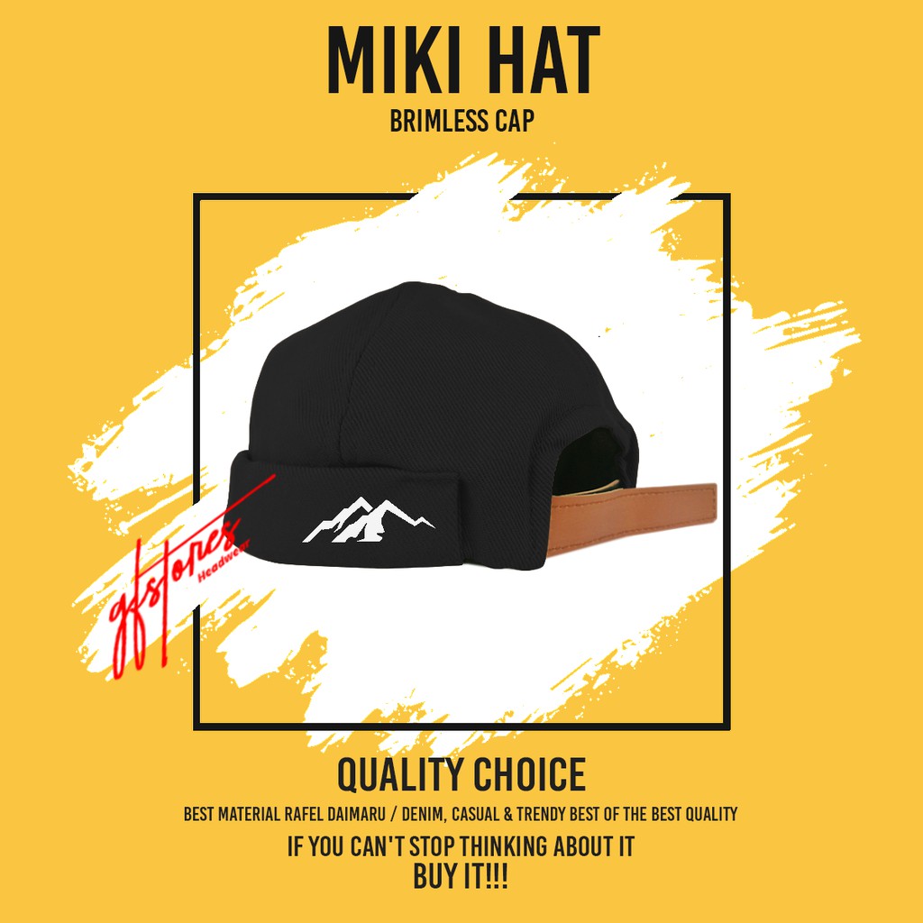 Topi Pria Dewasa Peci Miki Hat Mountain Kualitas Import / Topi / Peci / Topi Pria / Miki hat