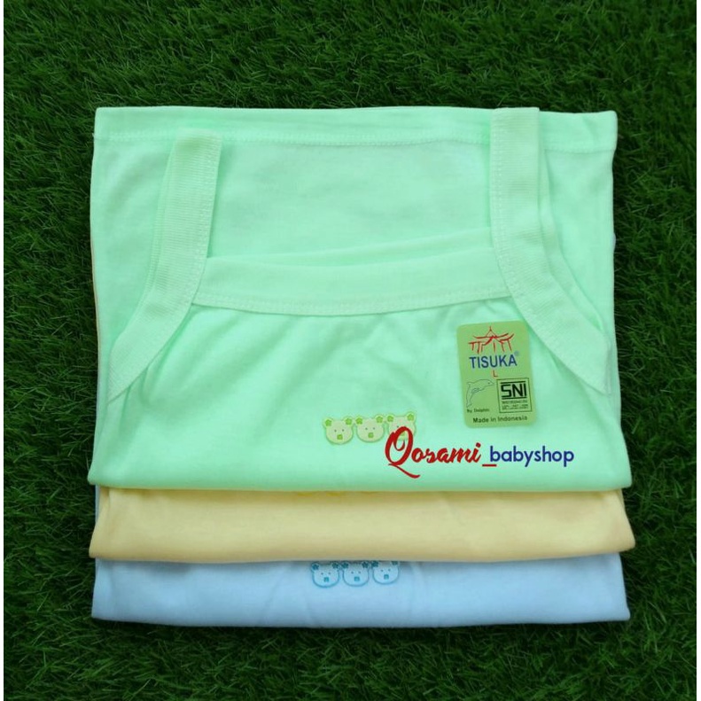 DOLPHIN 3 pcs Kaos Dalam Anak - Anak Polos Warna Uk M/L/XL SNI