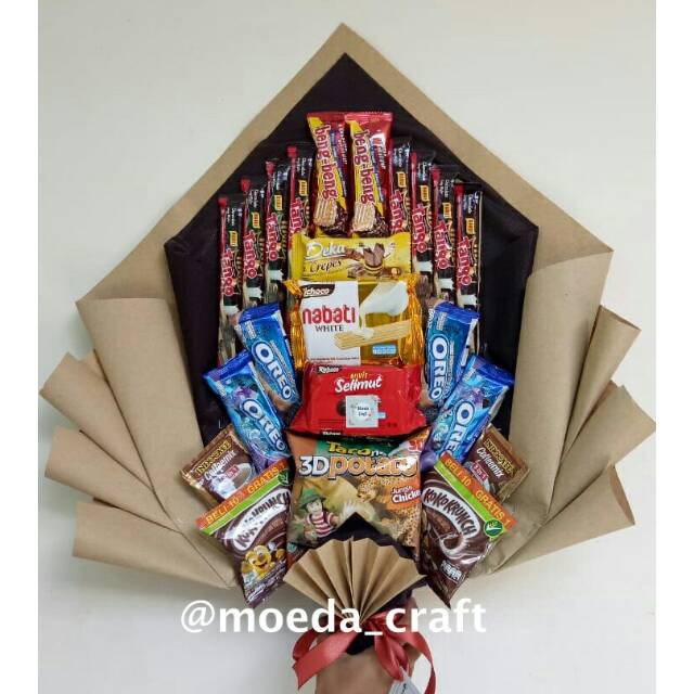 

Buket Snack Hadiah Ultah Wisuda Sidang