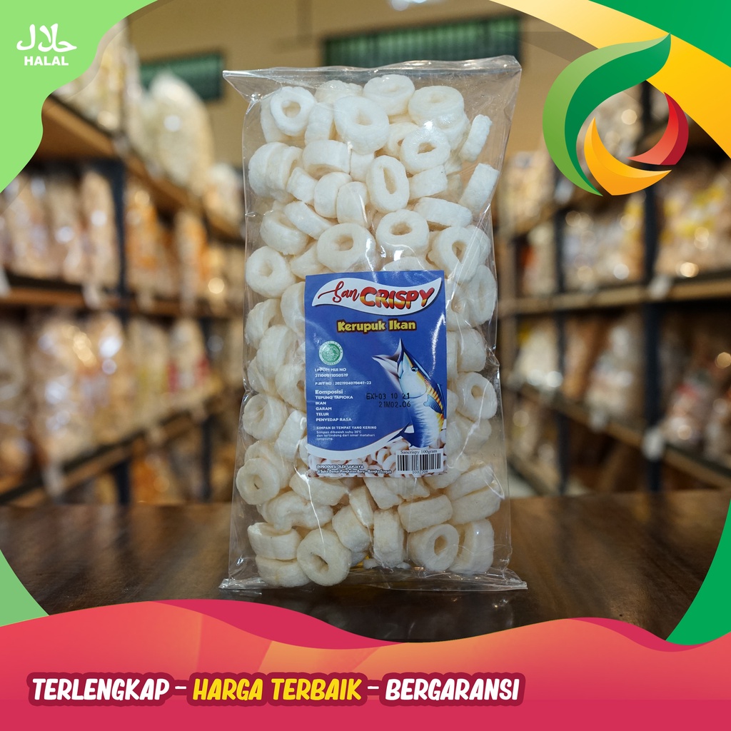 

KERUPUK RING IKAN SAN CRISPY KHAS BANGKA 100GR