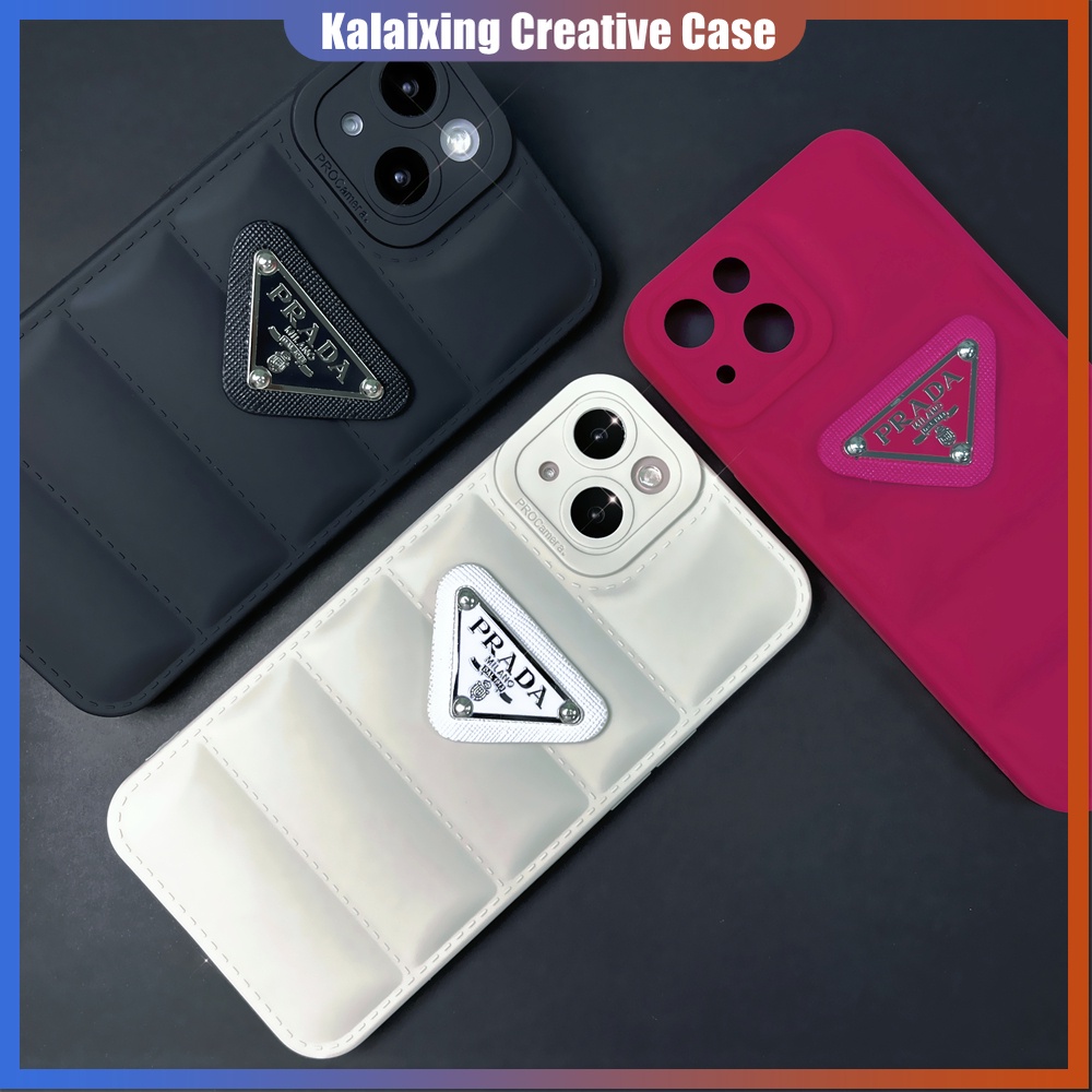 Casing 3D Prada Berbentuk Soft Phone Case Untuk iPhone 14 Pro Max13 12 11 ProMax Xs Max Xr X Xs 7Plus 8Plus Bentuk Jaket Bawah Penutup Belakang