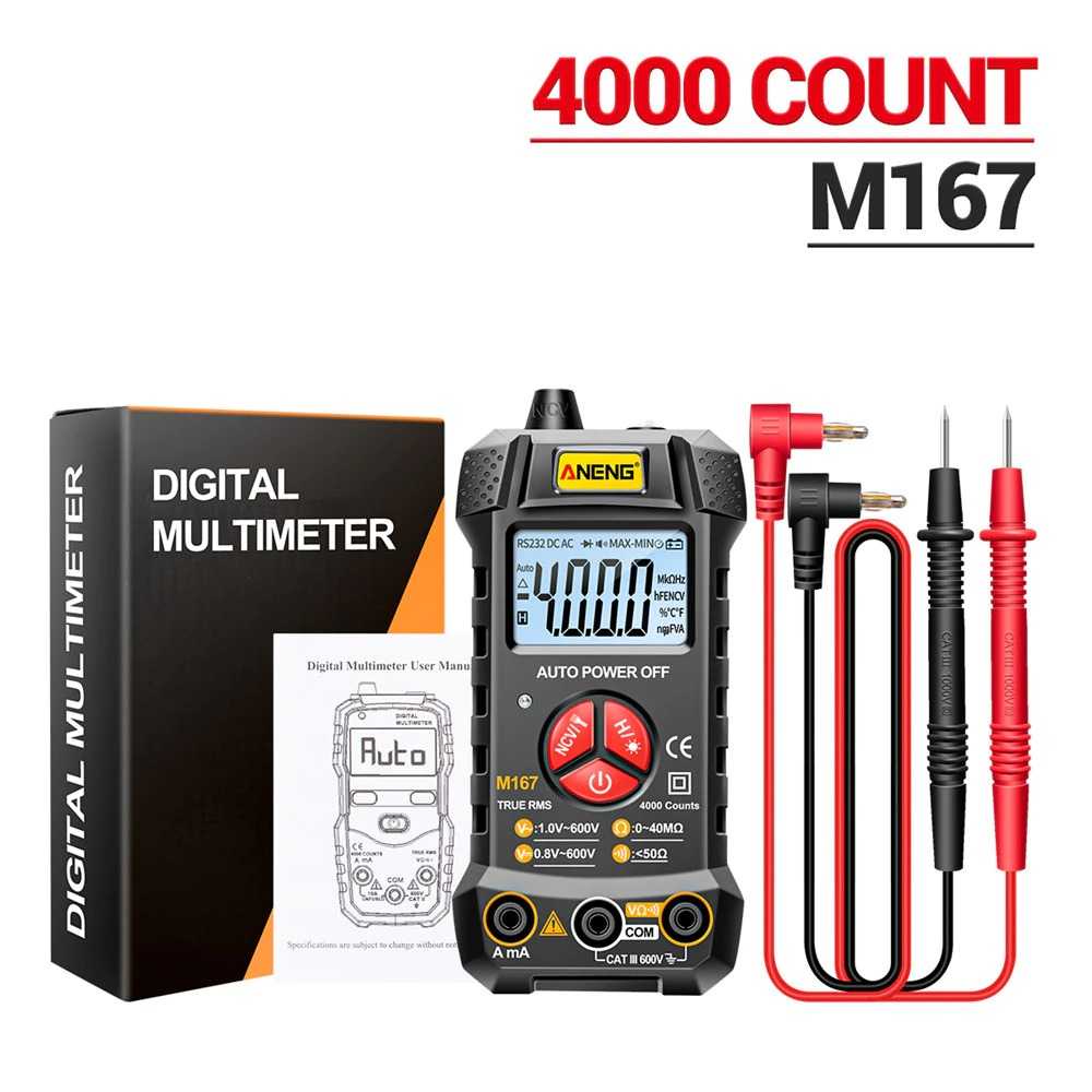 ANENG Digital Multimeter True RMS Voltage Tester - M167 ( Mughnii )