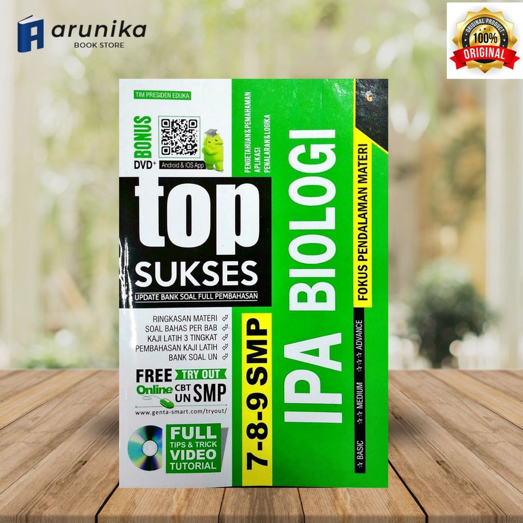 Top Sukses IPA Biologi SMP Kelas 7, 8 ,9 Fokus Pendalaman Materi / Original