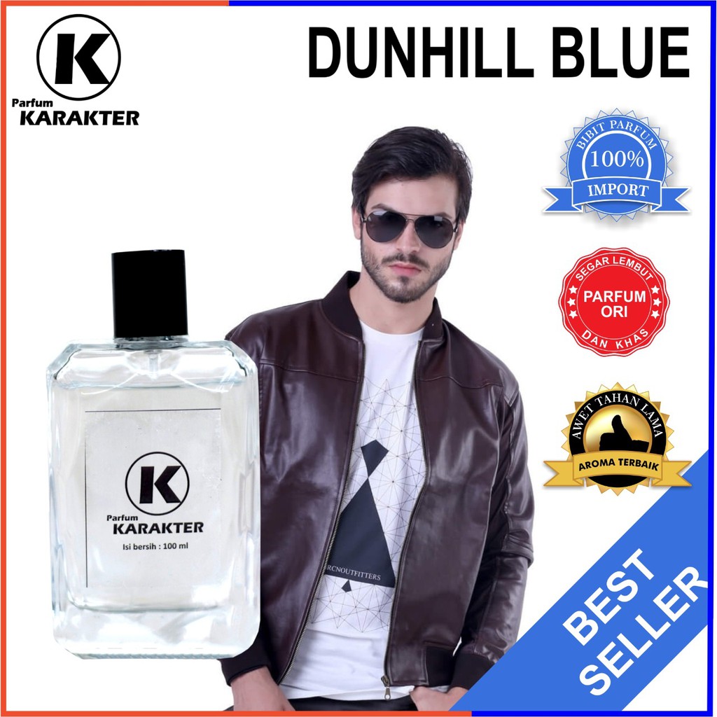 Bisa Cod | Parfum Cowok Dunhill Blue  Bibit Parfum Import Wangi &amp; Tahan Lama  Kemasan 100ml