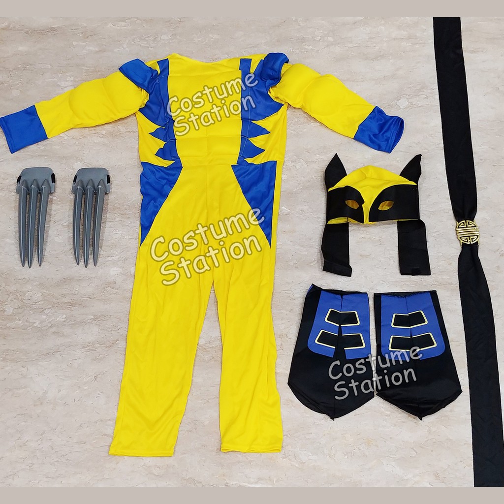 Kostum Superhero Wolverine / Costume X-men Logan anak laki