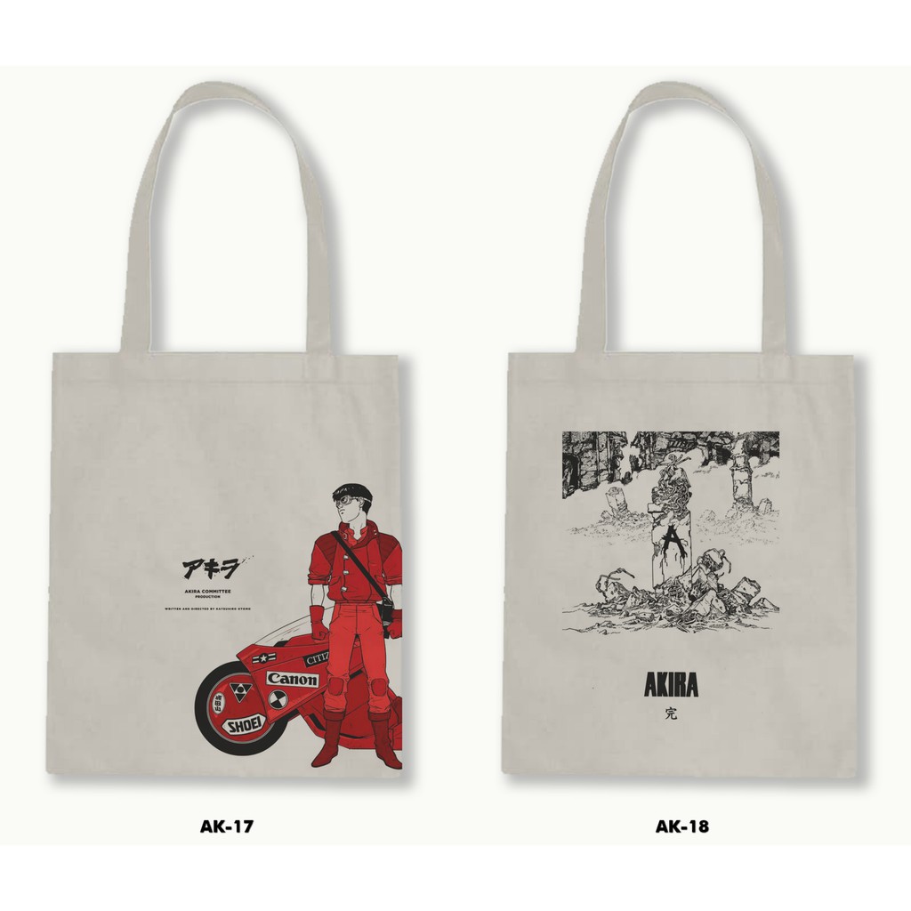 TOTE BAG BLACU - AKIRA /ANIME-MANGA .01