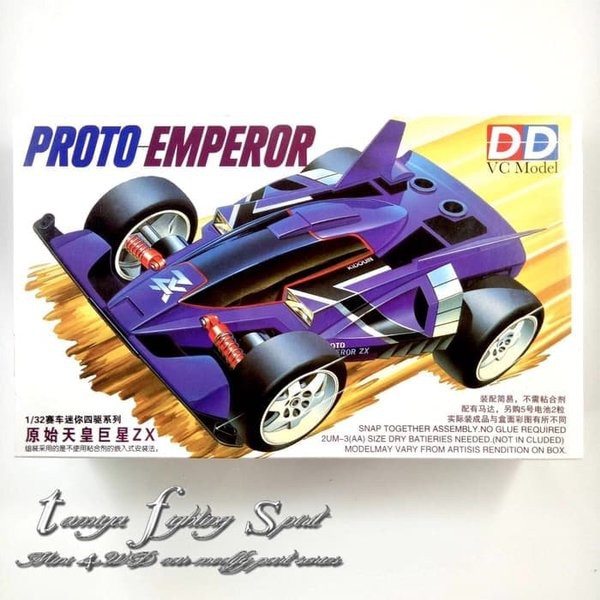 M 6       Tamiya VC201656 Proto Emperror Merk DD Mini4WD Zero Chassis