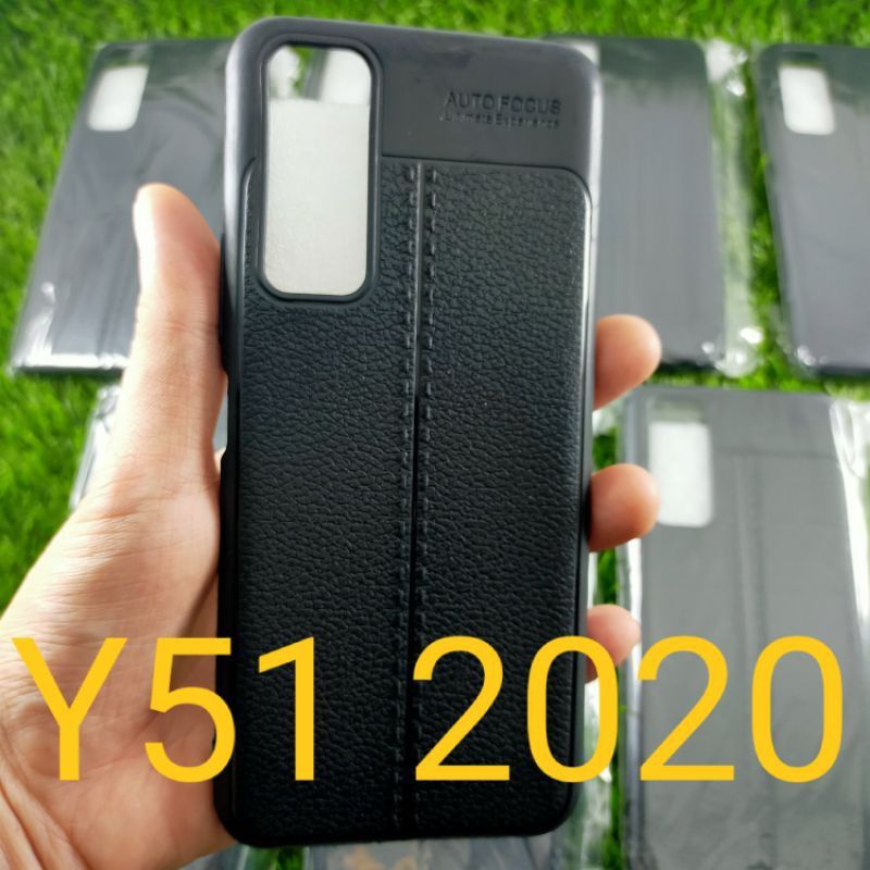 AUTO FOCUS VIVO Y51 2020 CASING HP VIVO Y51 2020 SOFTCASE VIVO Y51 2020 SILIKON VIVO Y51 2020 LEATHE