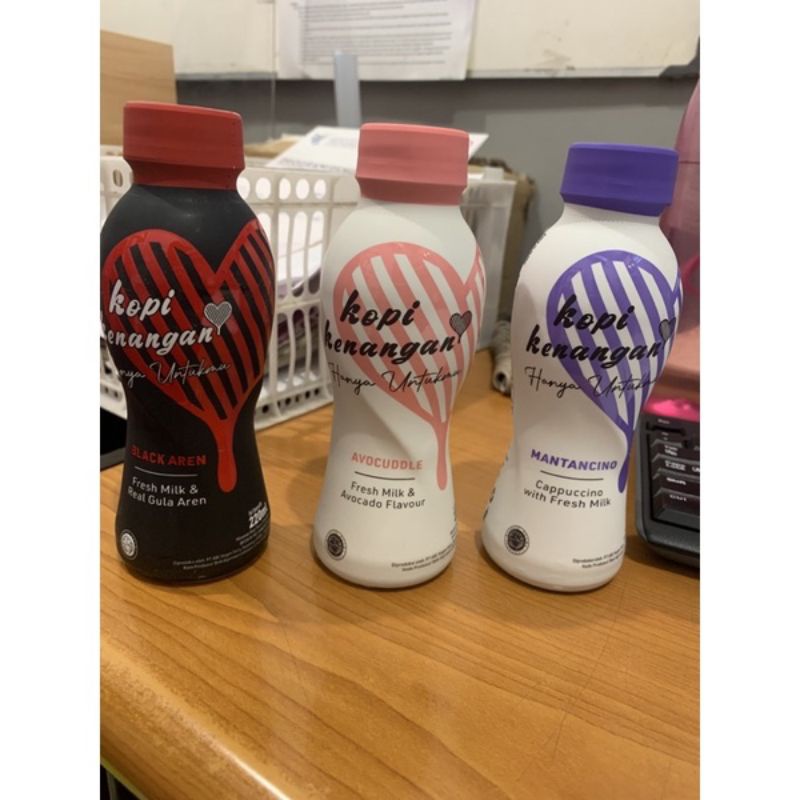 Kopi Kenangan Mantan  instan  Minuman Kopi kenangan Kopi kenangan Botol 220ml Kopi kenangan mantan G