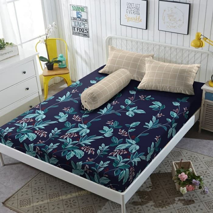 Terbaru  Sprei Deluxe Kintakun 180x200 Crimson - Bantal 4