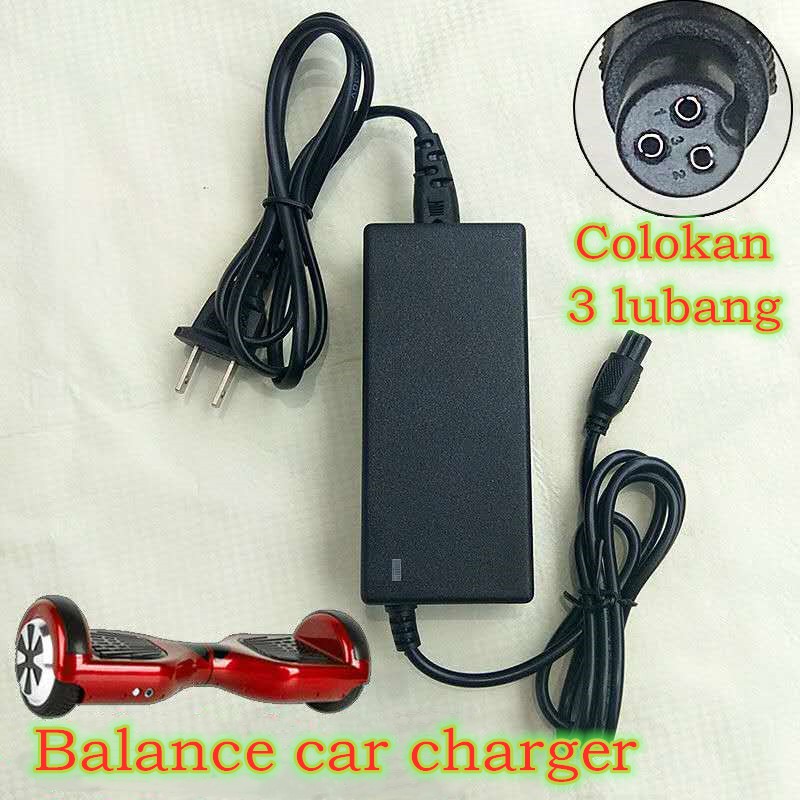 Cas an Smart Balance Charger Power Adapter 42V 1.5A Untuk Skuter Hoverboard Cas Adaptor Scooter