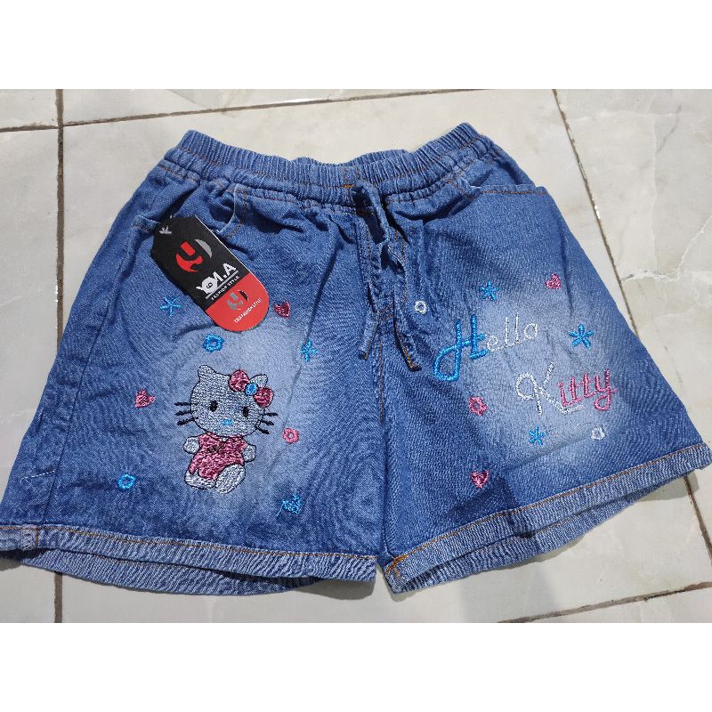 YMA // HOTPANTS JEANS ANAK BT21 usia 3-12 thn