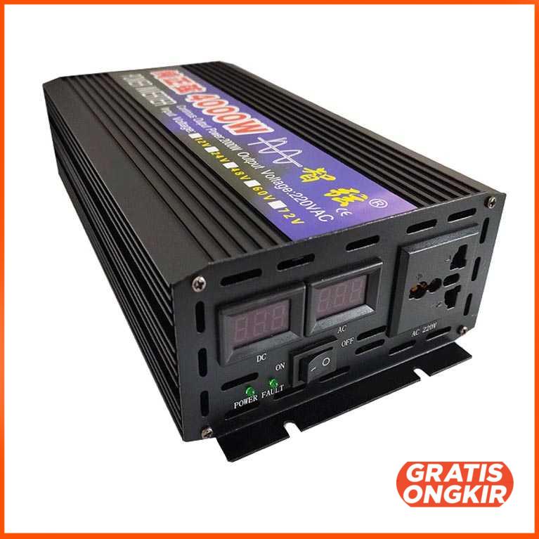 Pure Sine Wave Car Power Inverter DC 24V to AC 220V 4000W