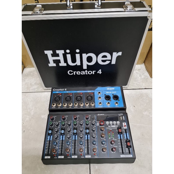 Mixer Audio Huper Creator 4 creator 4 4CH usb soundcard garansi original