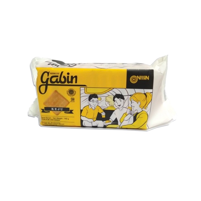 Nissin Gabin Cheese 140 gram Gabin Nissin Cheese Nissin Gabin Keju Kue Gabin