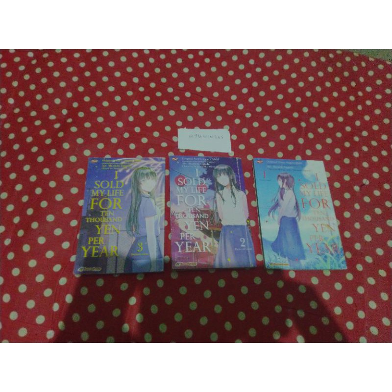 Komik I sold my life for Ten Thousand Yen per year vol 1 - 3 full Set Tamat