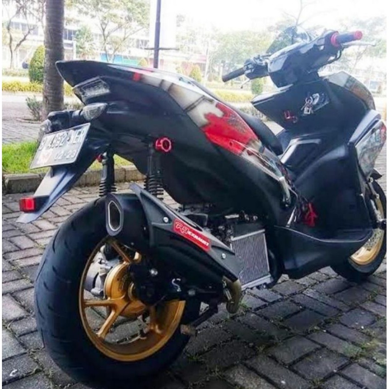 KNALPOT R9 MISANO ORIGINAL NMAX AEROX NEW OLD ADV PCX 150 PCX150 PCX 160 PCX160 VARIO 125 150 MISSANO not rob1 prospeed alpha alfa alpa daytona gp taper scooter tapper krace cups v cupsv cupv cup kap kaps std standart racing v caps cups  vcaps v cap vcap-AEROX OLD