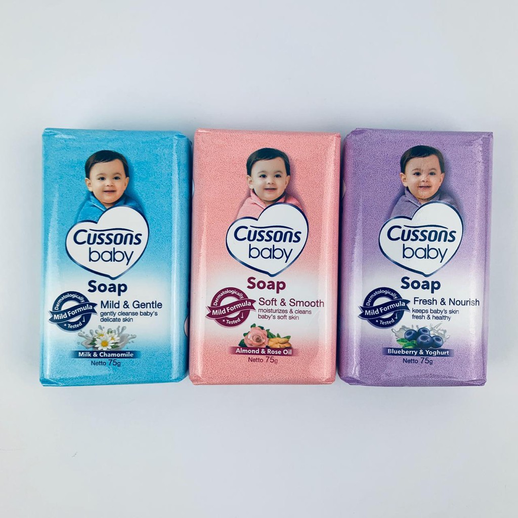 Cussons Baby Soap Sabun Batang Bayi 75gr
