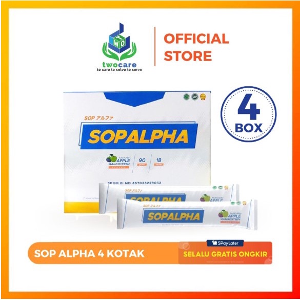 BiooBoost Sopalpha 4 BOX / Immune Booster / Bio Boost Sop Alpha / Minuman Kesehatan