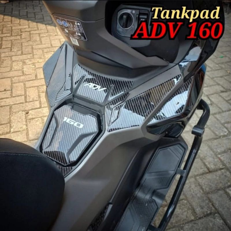 Sticker Stiker Tankpad deckpad ADV 160 Carbon Resin Timbul